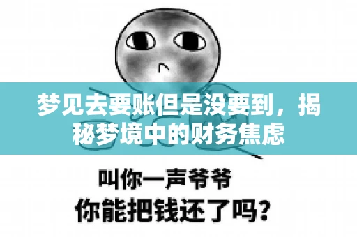 梦见去要账但是没要到，揭秘梦境中的财务焦虑