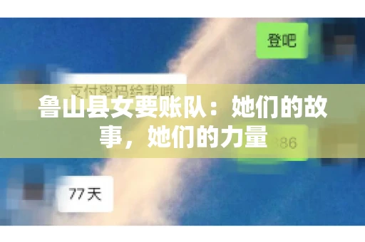 鲁山县女要账队：她们的故事，她们的力量