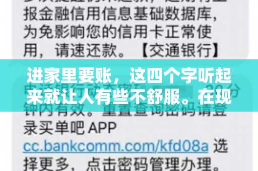 进家里要账，这四个字听起来就让人有些不舒服。在现实生活中，我们经常会遇到一些欠债不还的情况，而要账的方式也千奇百怪。今天，我们就来聊聊这个话题，看看在法律允许的范围内，如何妥善处理“进家里要账”的问题。