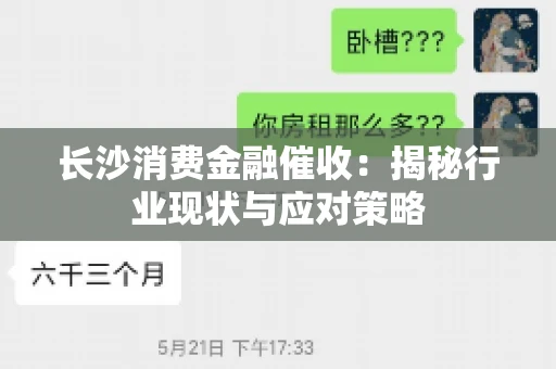 长沙消费金融催收：揭秘行业现状与应对策略