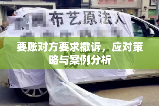 要账对方要求撤诉,应对策略与案例分析 要账对方要求撤诉,应对策略与案例分析